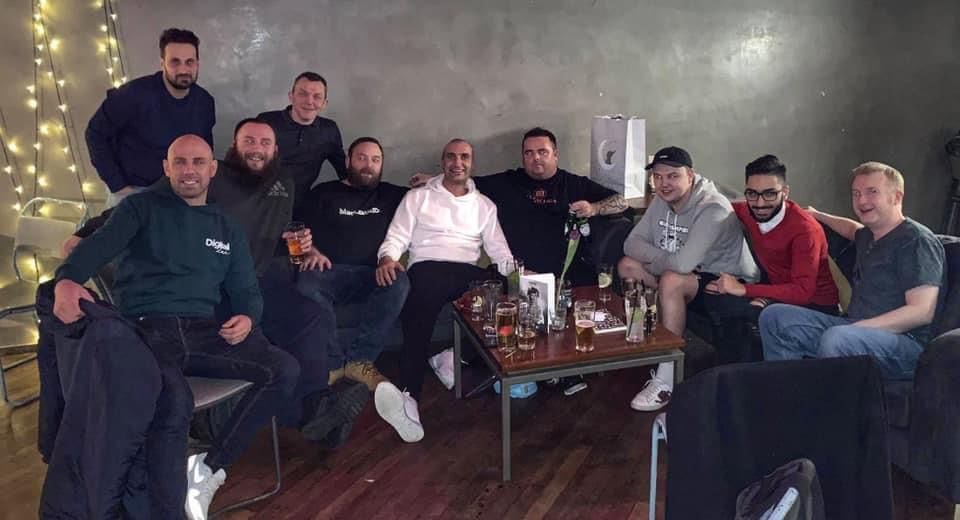 Craig Campbell and James Dooley with Gary Wilson, Kasra Dash, Gareth Daine at SEO Liverpool