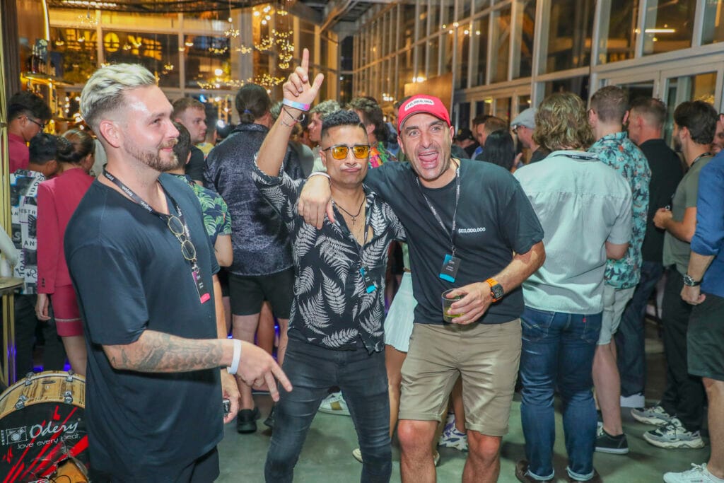 Steven Khanna with James Dooley at SEO AfterParty