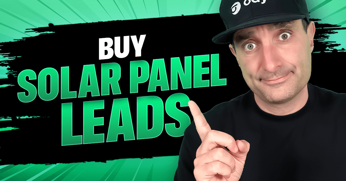 solar panel lead generation